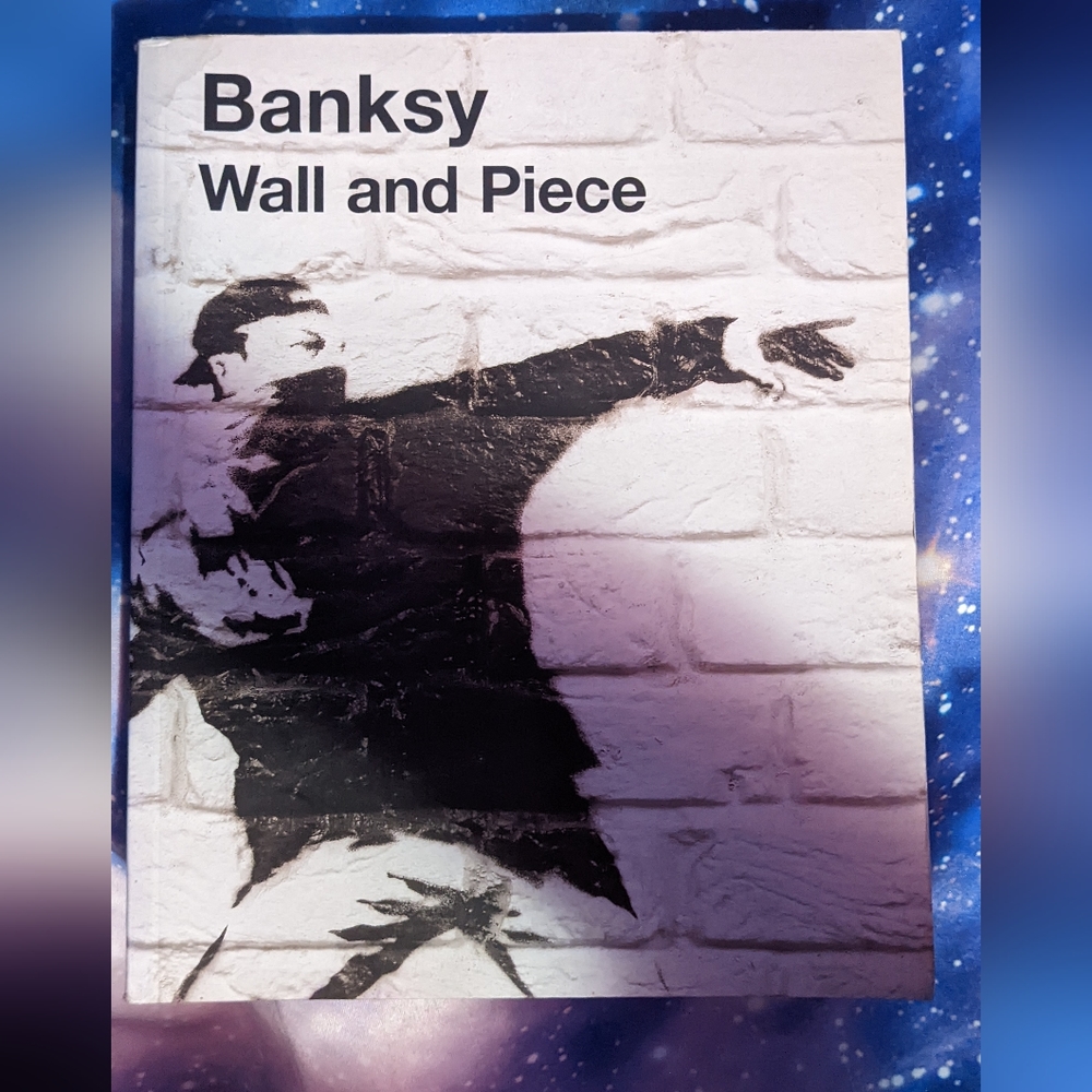 Banksy art book plus bonus banksy stickers!